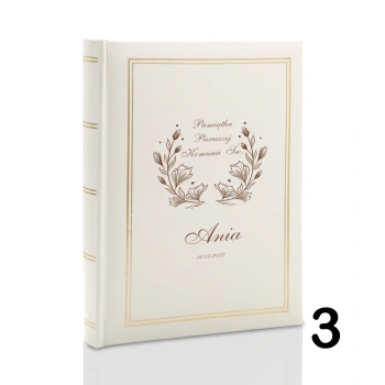 Album komunijny wsuwany na 100 zdjęć 10x15 personalizowany 8 wzorów